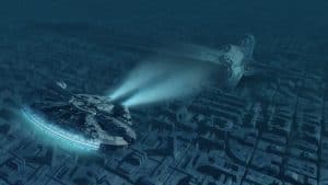 هل هناك أية تكنولوجيات واقعية للطيران الفضائي من أفلام حرب النجوم؟