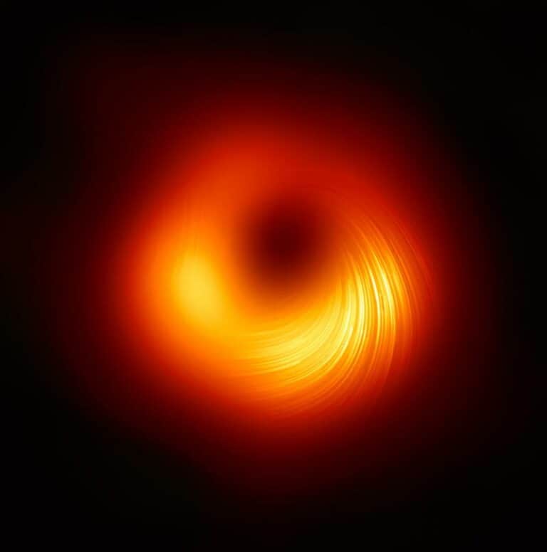 الحقول المغناطيسية حول الثقب الأسود