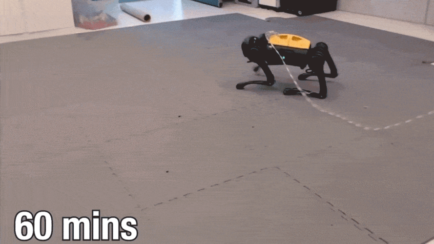 شاهد كلب روبوتي تمكن من تعلم المشي بنفسه