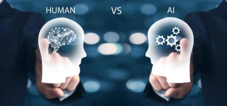 مقارنة عملية بين الذكاء الاصطناعي والذكاء البشري